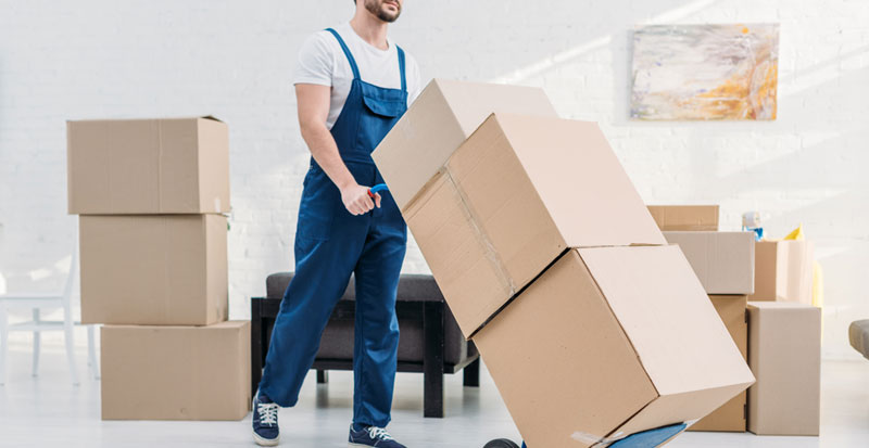 Packers and movers at work